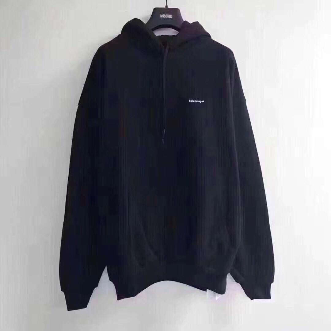 balenciaga hoodie small logo