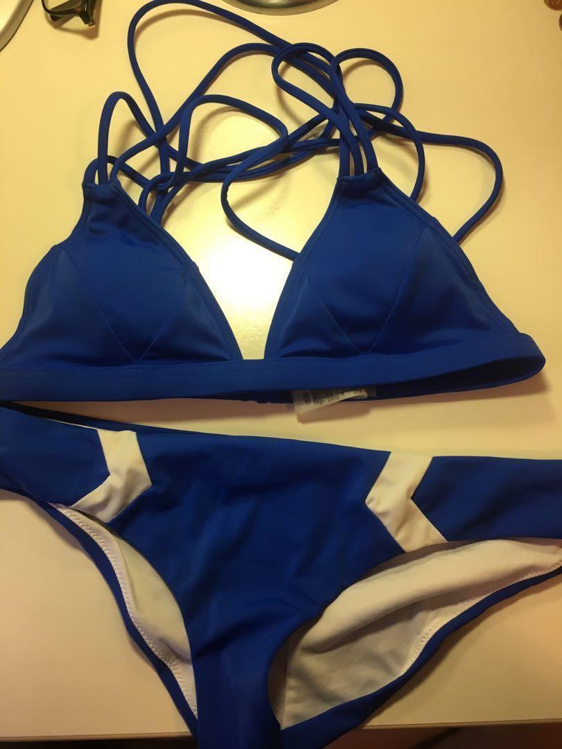 white bikini set victoria's secret