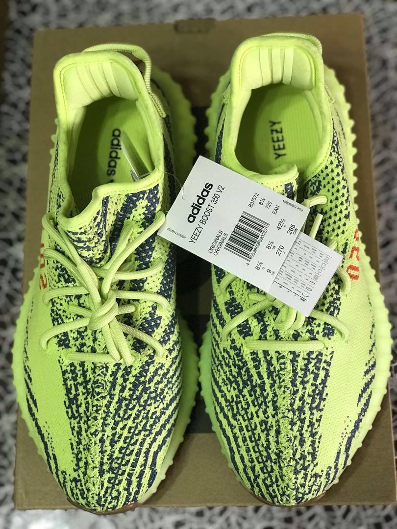 BN adidas Yeezy Boost 350 V2 Semi Frozen Yellow