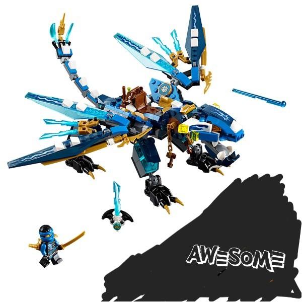 lego 70602 ninjago jay's elemental dragon