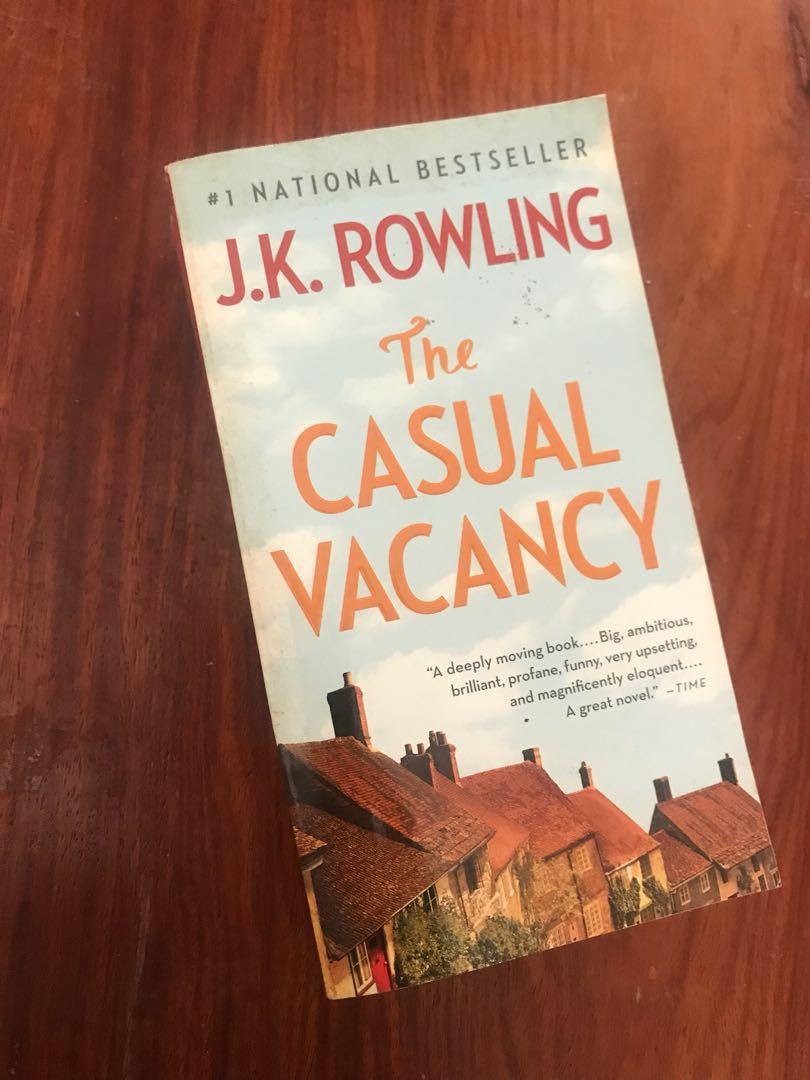 Books The Casual Vacancy By Jk Rowling Books Books On Carousell