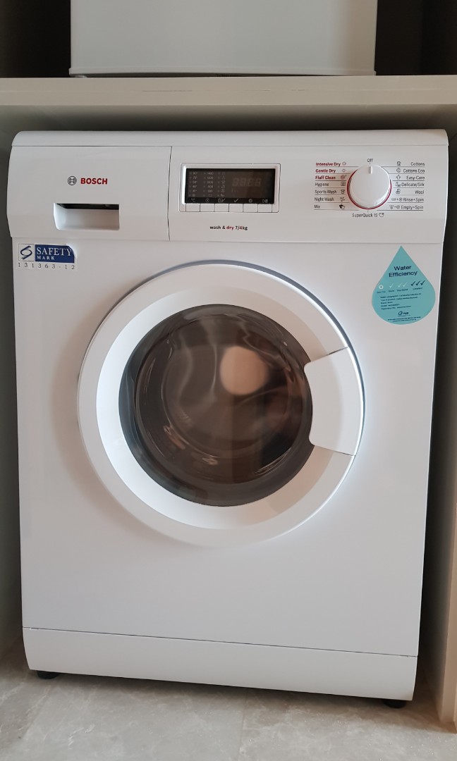Bosch WVD28360SG 7KG/4KG Washer/Dryer, TV & Home Appliances, Washing