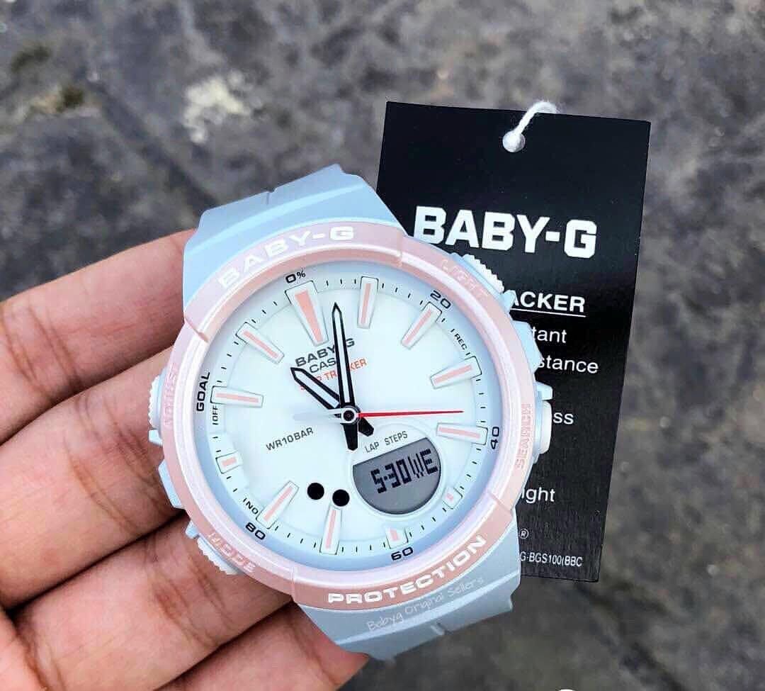 ㊗️Brand new and 💯% authentic Casio Baby-G BGS-100SC-2ADR 