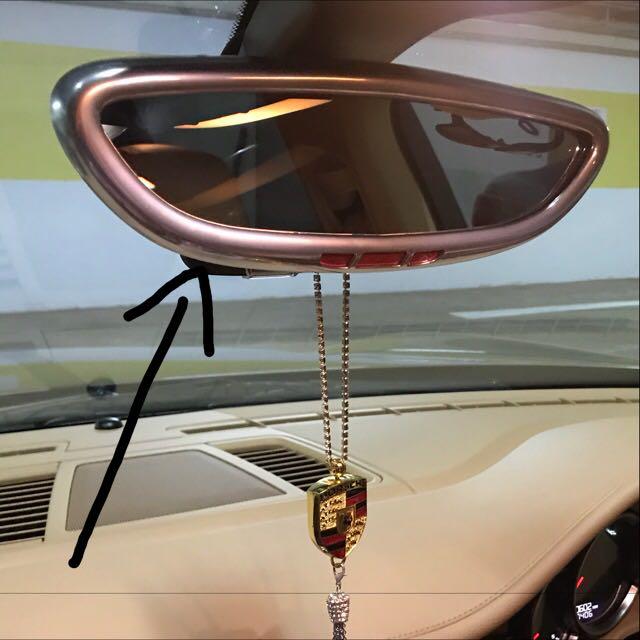 Brand new Porsche Panamera Cayenne rear view mirror silver trim