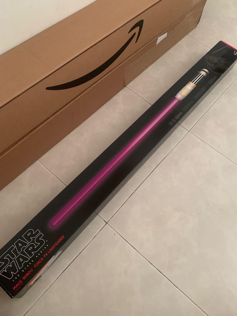 black series mace windu force fx lightsaber