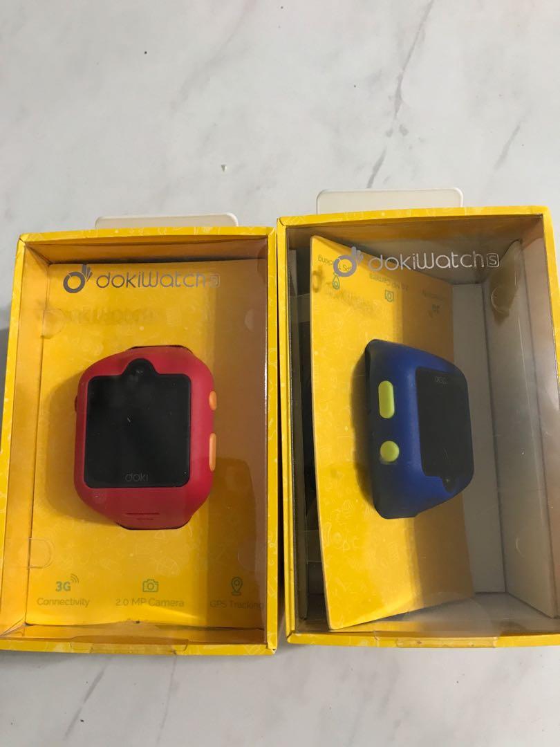 Dokiwatch S Kids Blue Silicone Strap Digital Dial Touch Screen Smartwatch |  eBay