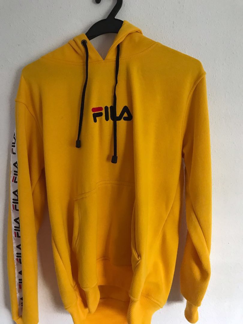 fila hoodie orange