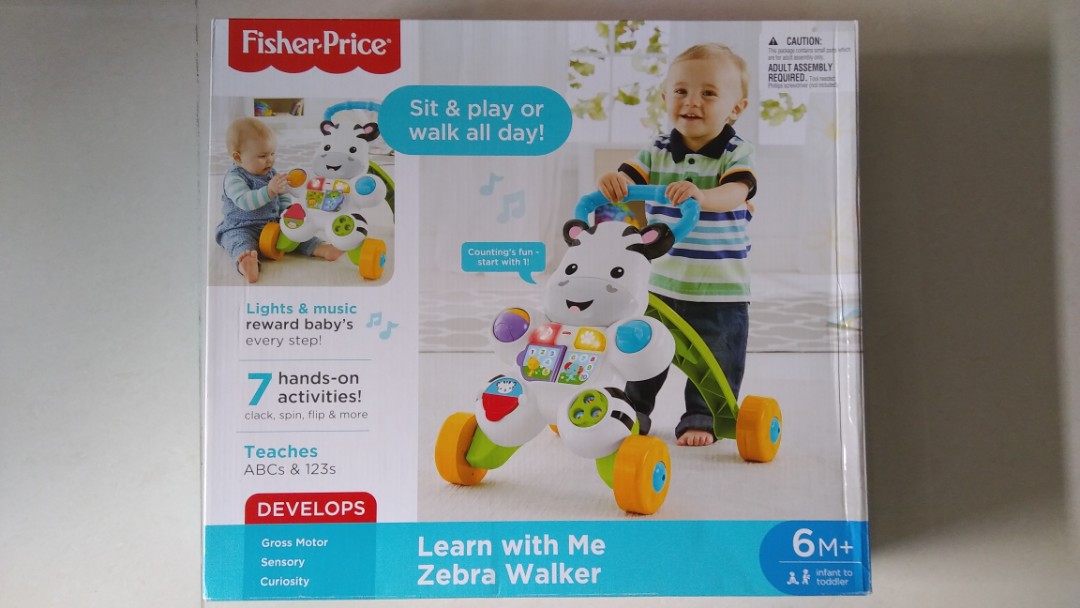 fisher price zebra walker disassembly