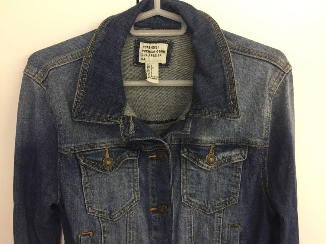 forever 21 premium denim jacket