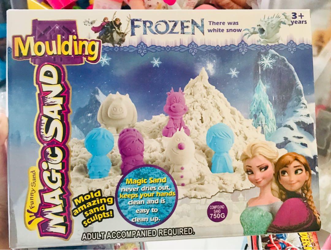 Magic sand frozen store