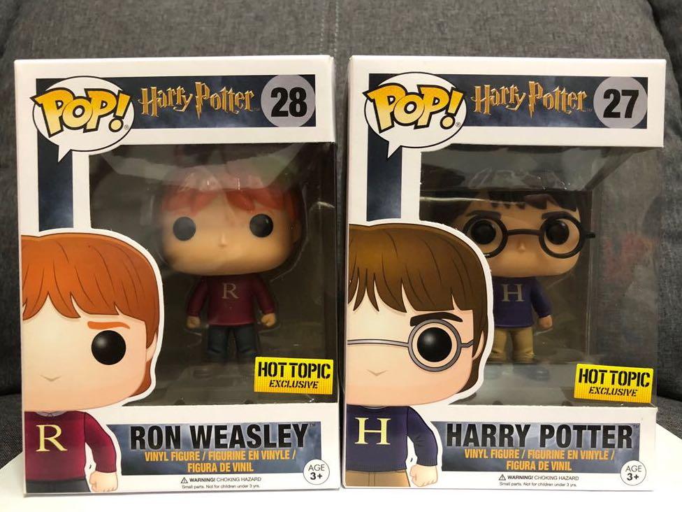 Funko Pop! Harry Potter - Harry Potter and Ron Weasley Bundle Set 