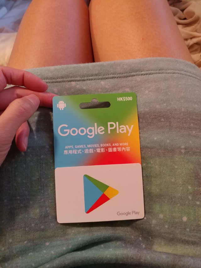 Google Play card (面值500), 手提電話, 電話及其他裝置配件, Sim 卡 Carousell