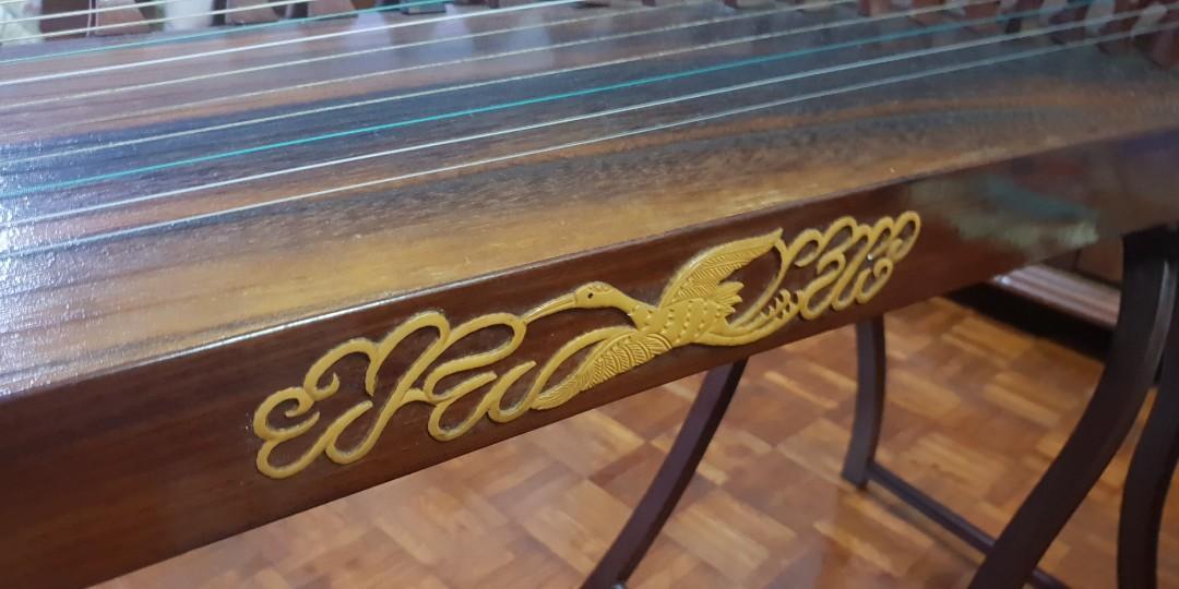 Guzheng 21 strings phoebe wood 楠木, Hobbies & Toys, Music & Media