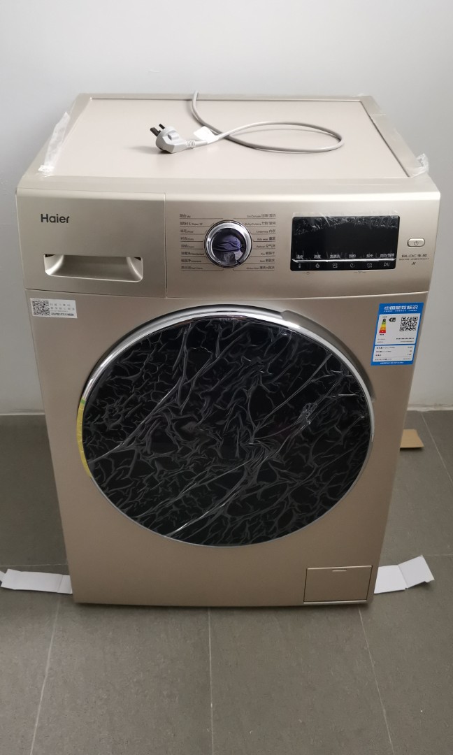 Haier washing and dryer 2 in 1 washing machine, TV & Home Appliances