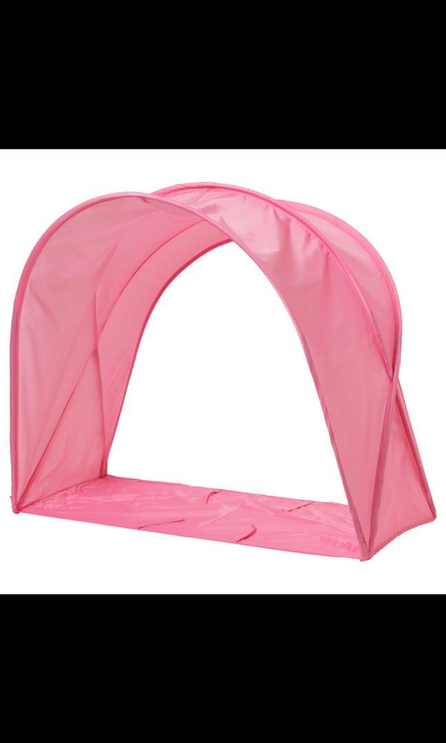 Ikea pink shop bed tent