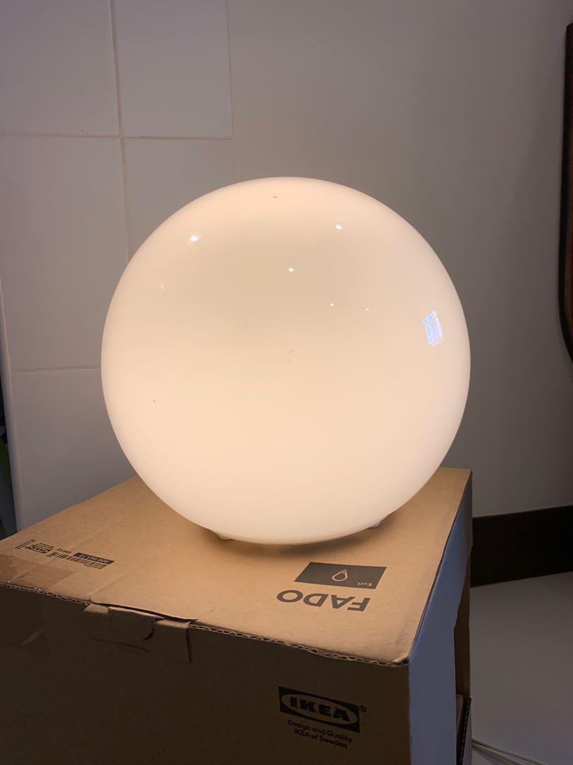 Reserved Ikea Fado Side Table Lamp Furniture Home Decor Lighting Supplies On Carousell
