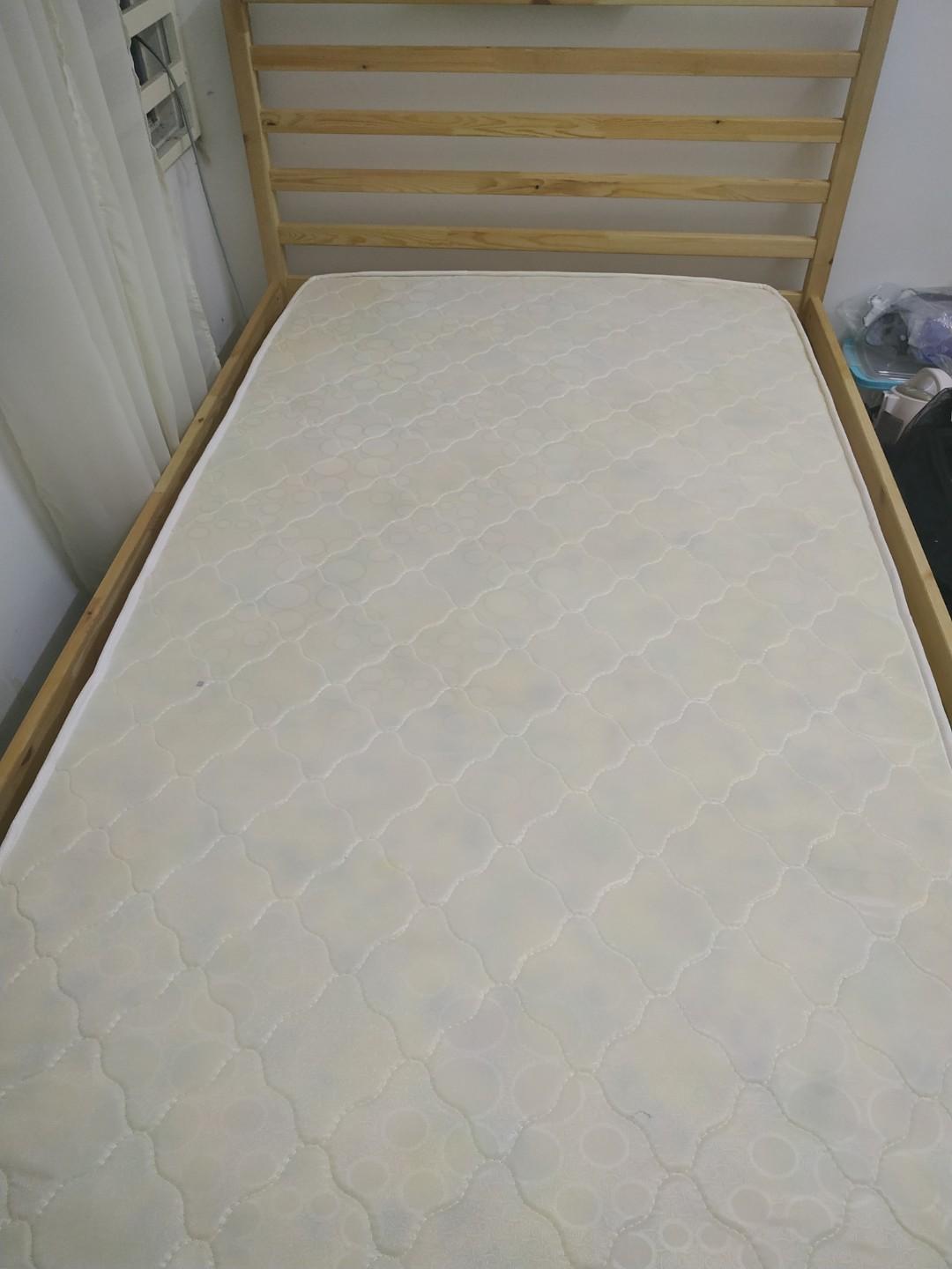 Ikea super single bed Penang, Furniture & Home Living, Furniture, Bed