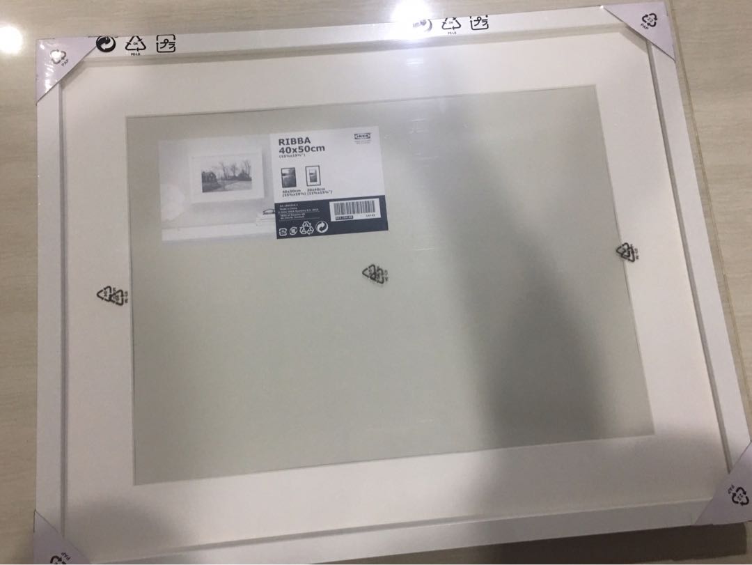 IKEA White Photo Frame (40 x 50 cm), Furniture & Home Living, Home