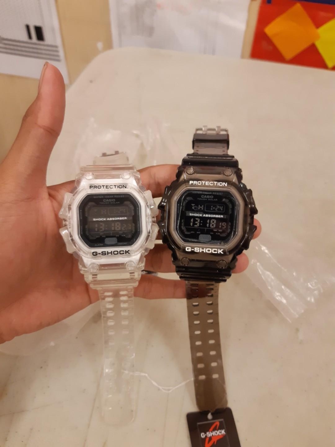 g shock transparan
