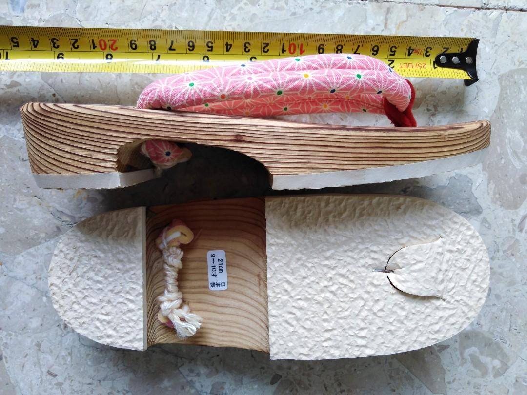 REDUCED Japanese Wooden Clogs 21cm for Kids, Babies Kids, Babies