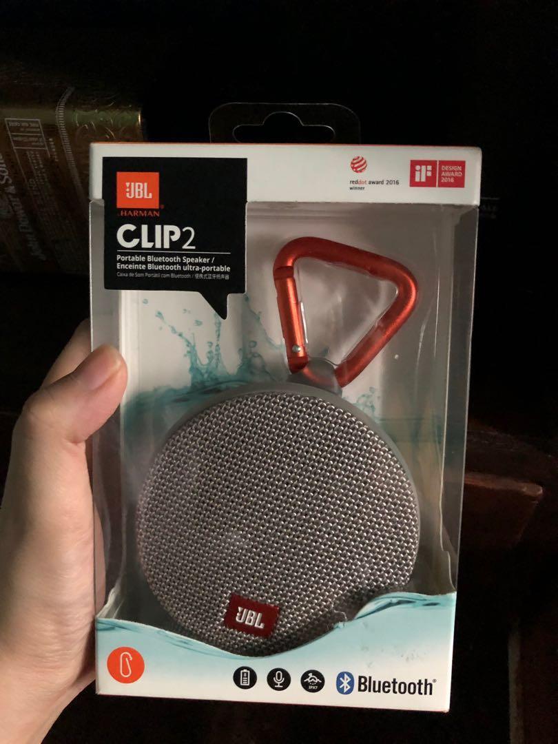 JBL Clip 2 Bluetooth Speaker, Audio, Soundbars, Speakers & Amplifiers on Carousell