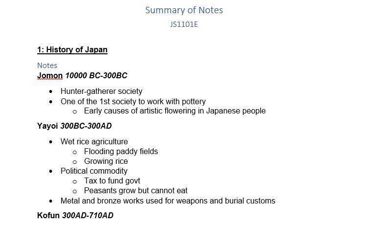 Js1101e Notes A Ay2017 2018 Sem 2 Books Stationery Textbooks Tertiary On Carousell