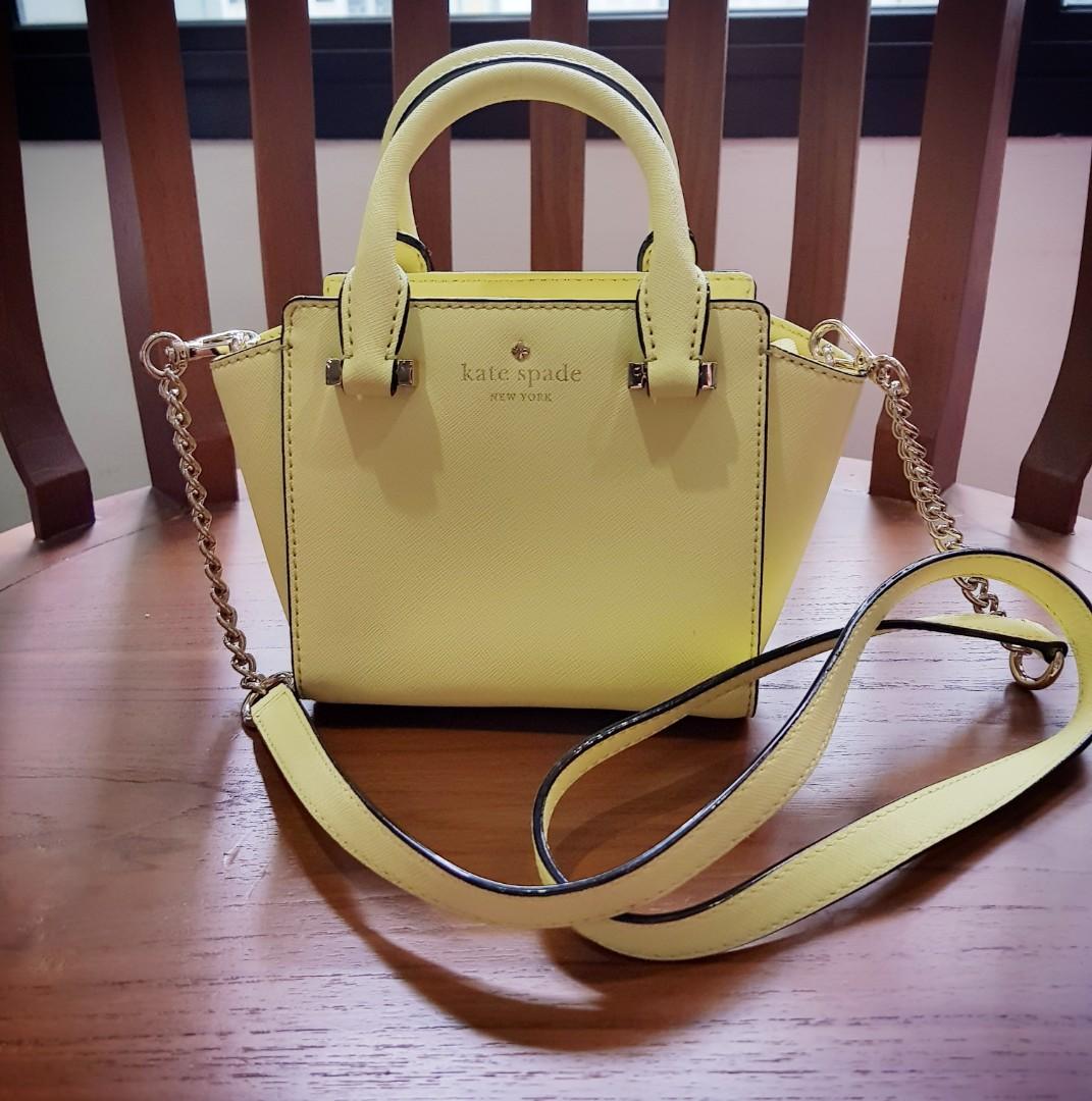 kate spade yellow purse