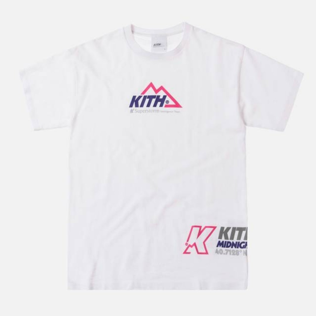 Kith Nyc Kith Team Tee White Men S Fashion Tops Sets Tshirts Polo Shirts On Carousell