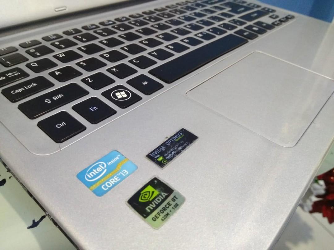 Laptop acer v5 471 intel core i3 2gb ram nvidia geforce 620m