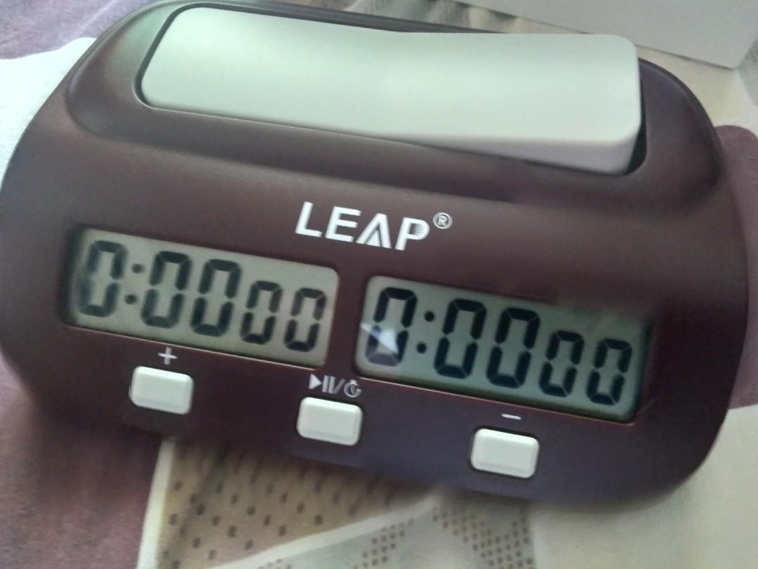 leap digital chess timer AA battery operated (Category: Clocks) located in Makati City. Submitted by vjkkappliancetrading (Listing ID 211748478, Image 1). Description: selling my brand new LEAP digital chess clock timer. pls read.. -meet up only at fishermall malabon -fix price -available till posted for those interested pls call for fast transaction.. thank you.