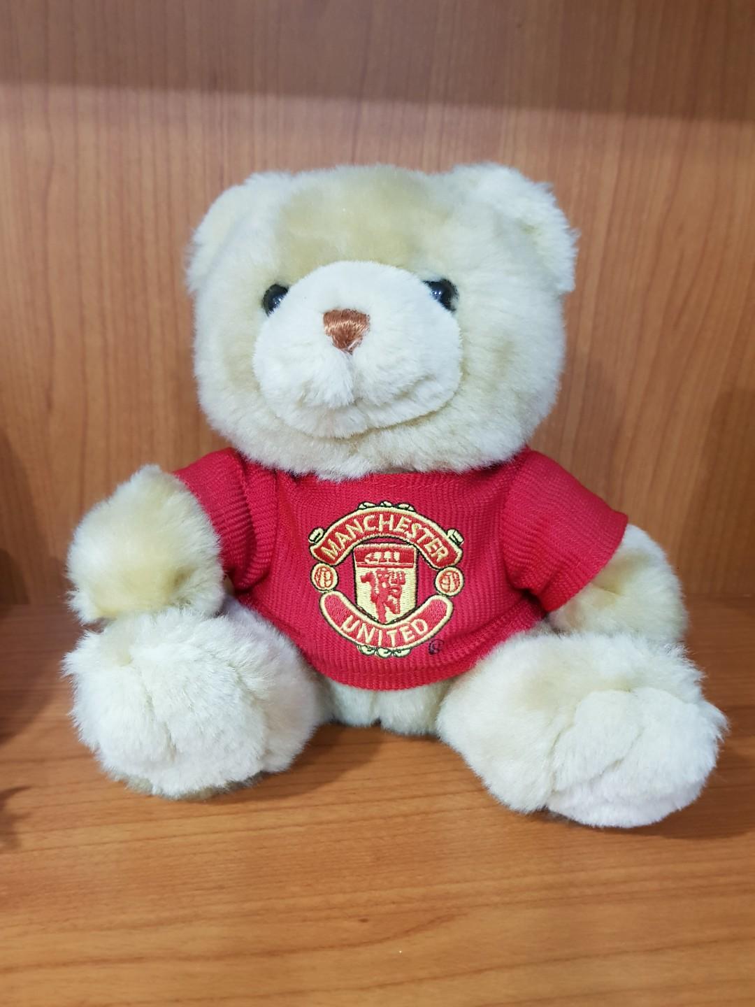 Manchester United Teddy Bear, Hobbies & Toys, Toys & Games on Carousell