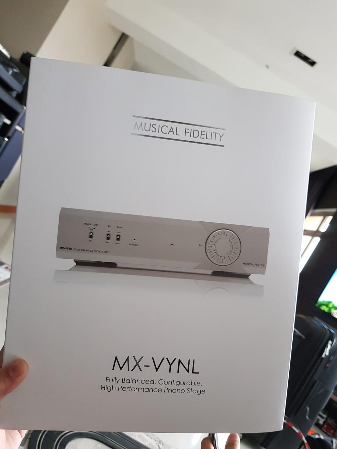 Music Fidelity Mx Vynl Phono Stage Electronics Audio On Carousell