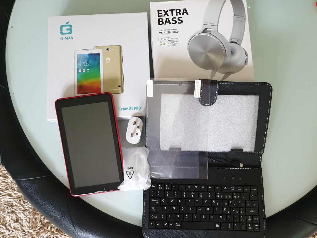 New Gmax Genesis Pro 7 Full Set Mobile Phones Tablets Tablets On Carousell