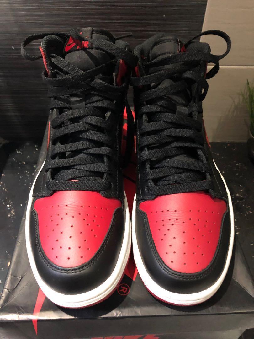 Nike Air Jordan 1 J1 Bred 2013, Men's Fashion, Footwear, Sneakers on
