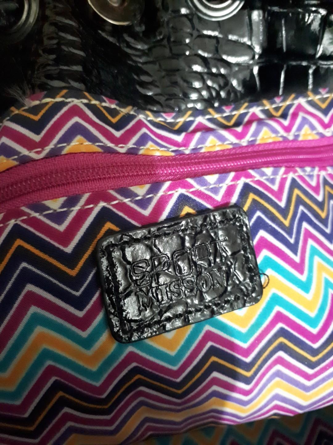 Vintage Missoni Suede Bag