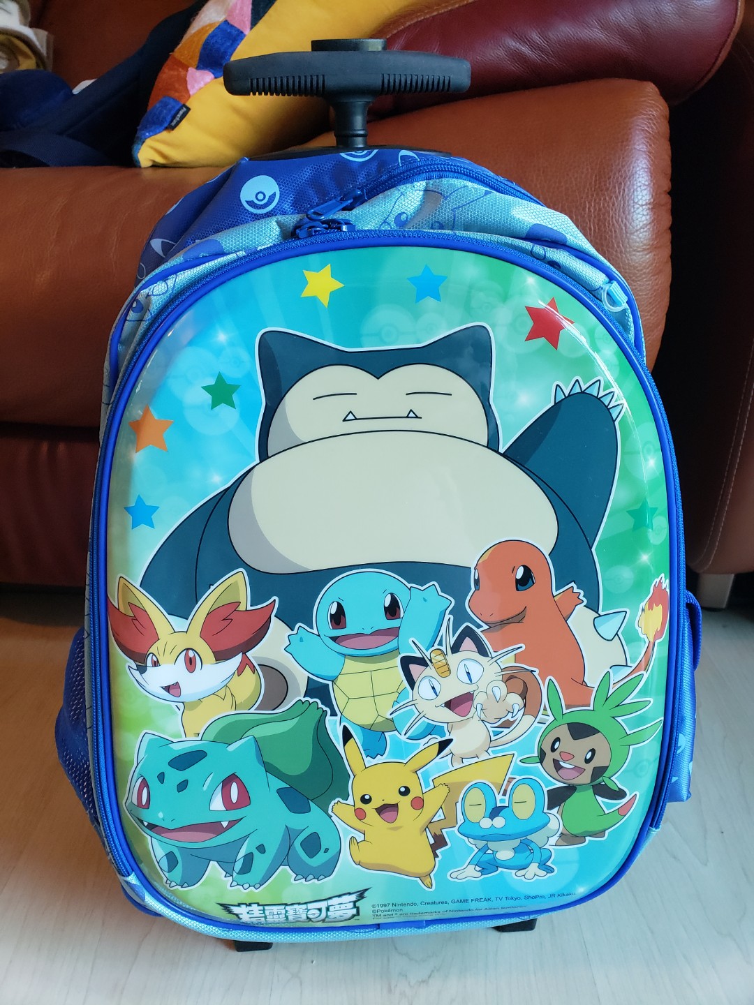 全新pokemon 有轆小童書包 興趣及遊戲 旅行 旅遊 旅行必需品及用品 Carousell