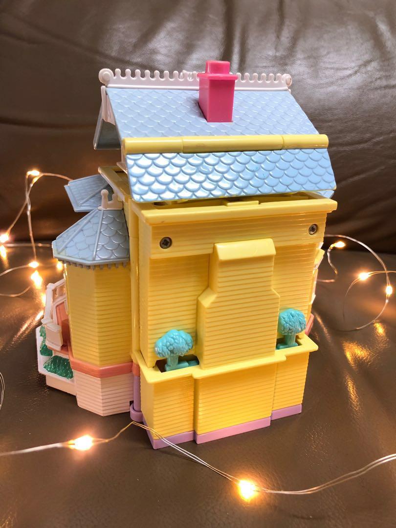 polly pocket yellow house