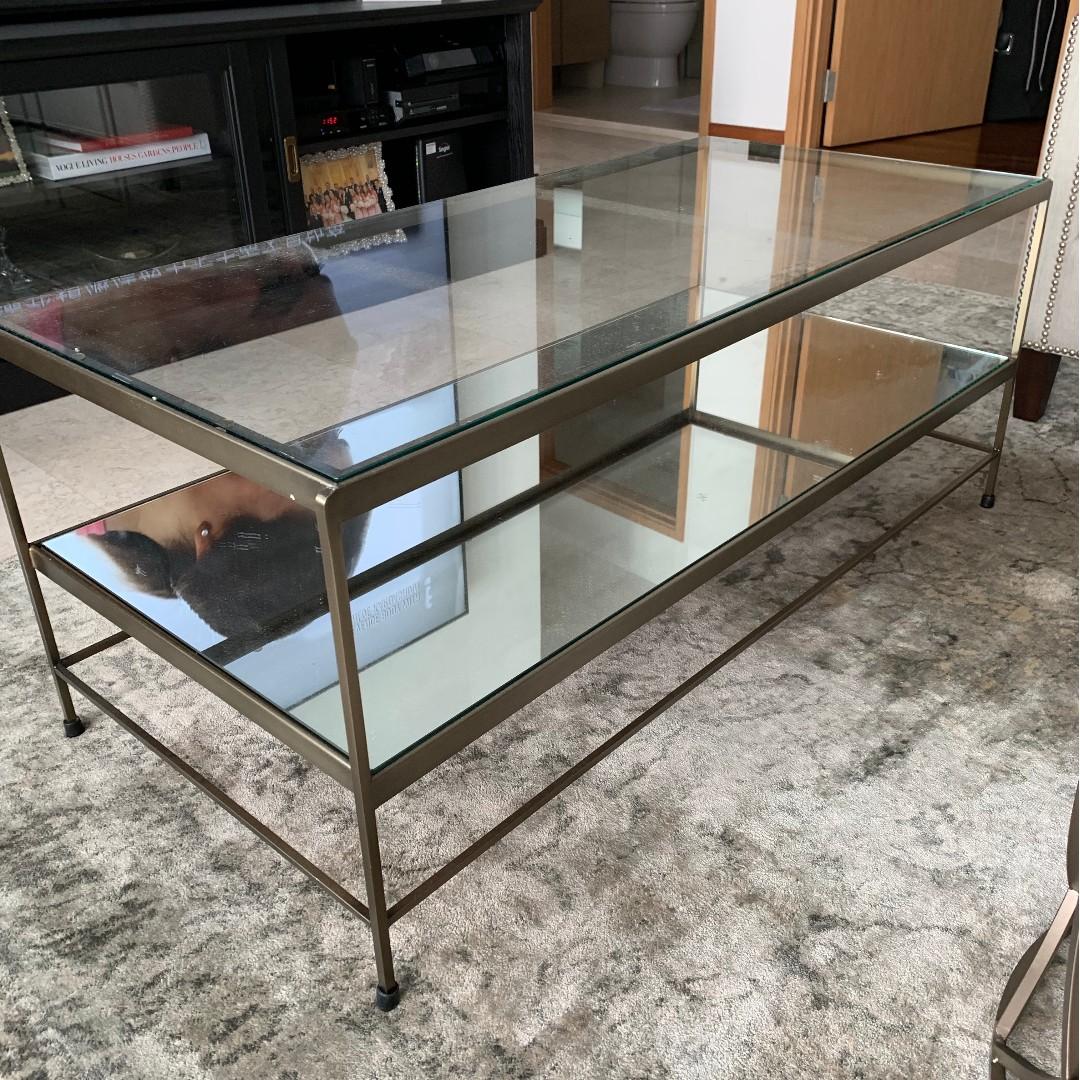 Pottery Barn Leona Coffee Table Furniture Others On Carousell