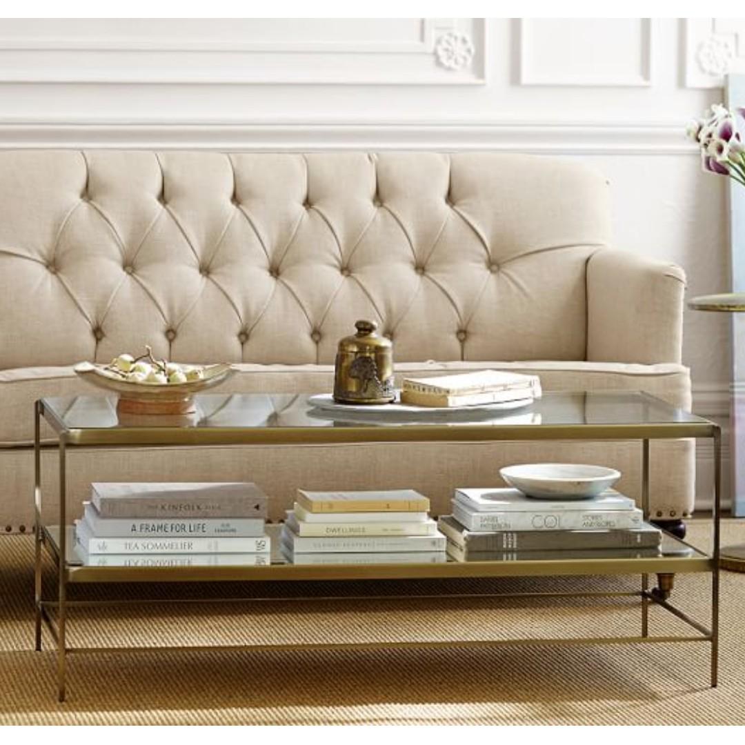 Pottery Barn Leona Coffee Table Pottery Barn Leona Coffee Table