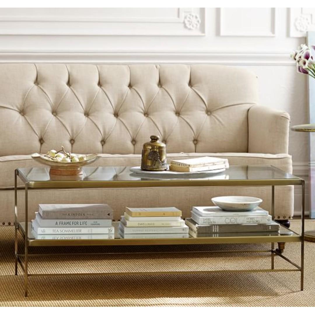 Pottery Barn Leona Coffee Table