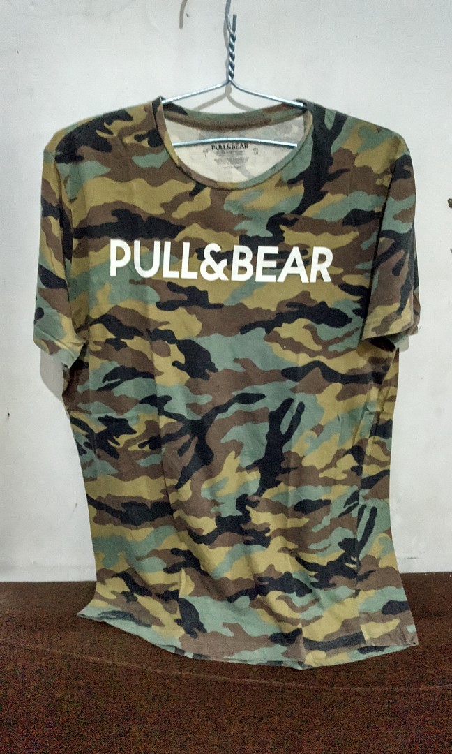 Pull and bear camo shirt Clearance