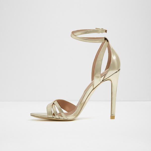 Gold heels clearance sale