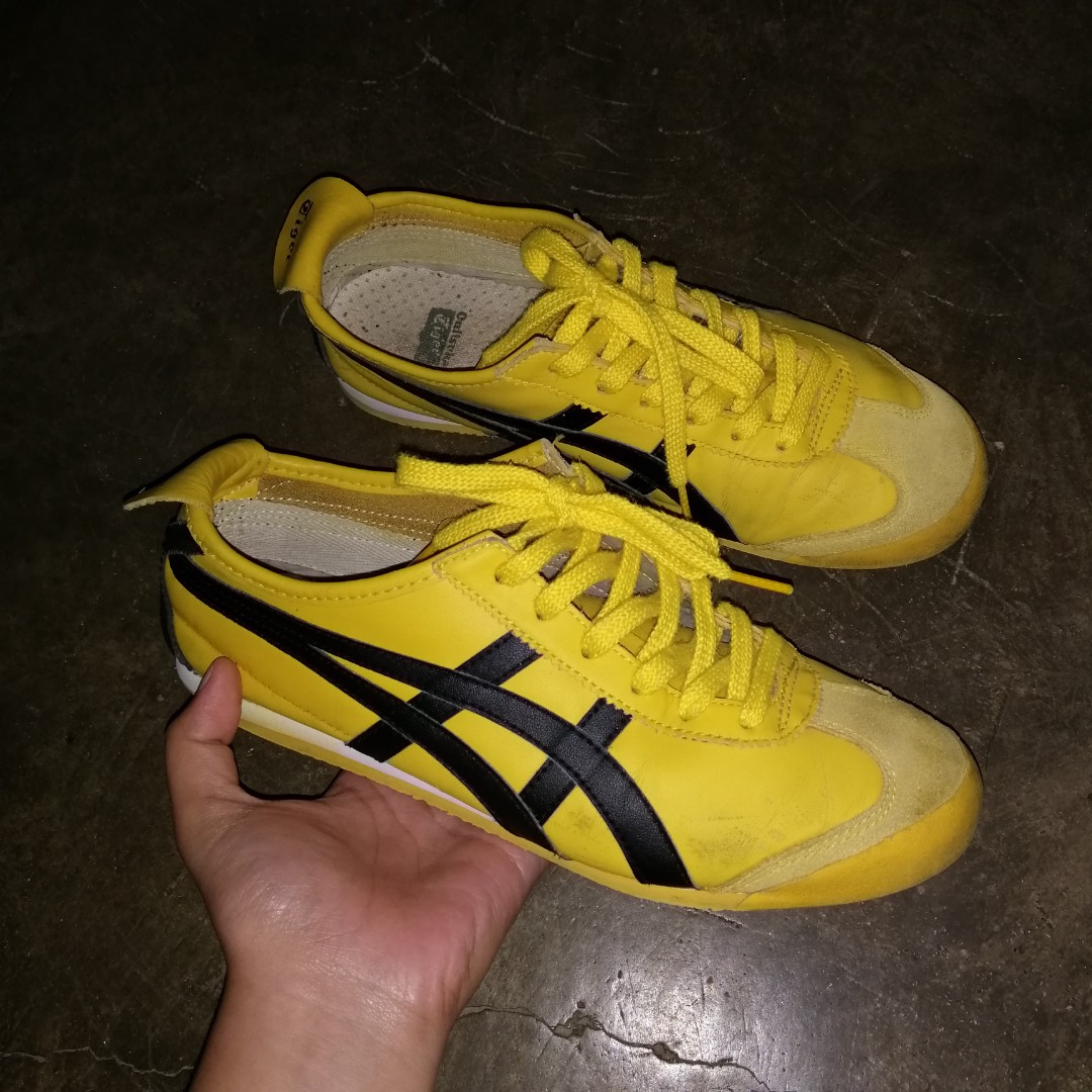 SALE Asics Onitsuka Tiger Mexico 66 Black Yellow Women s