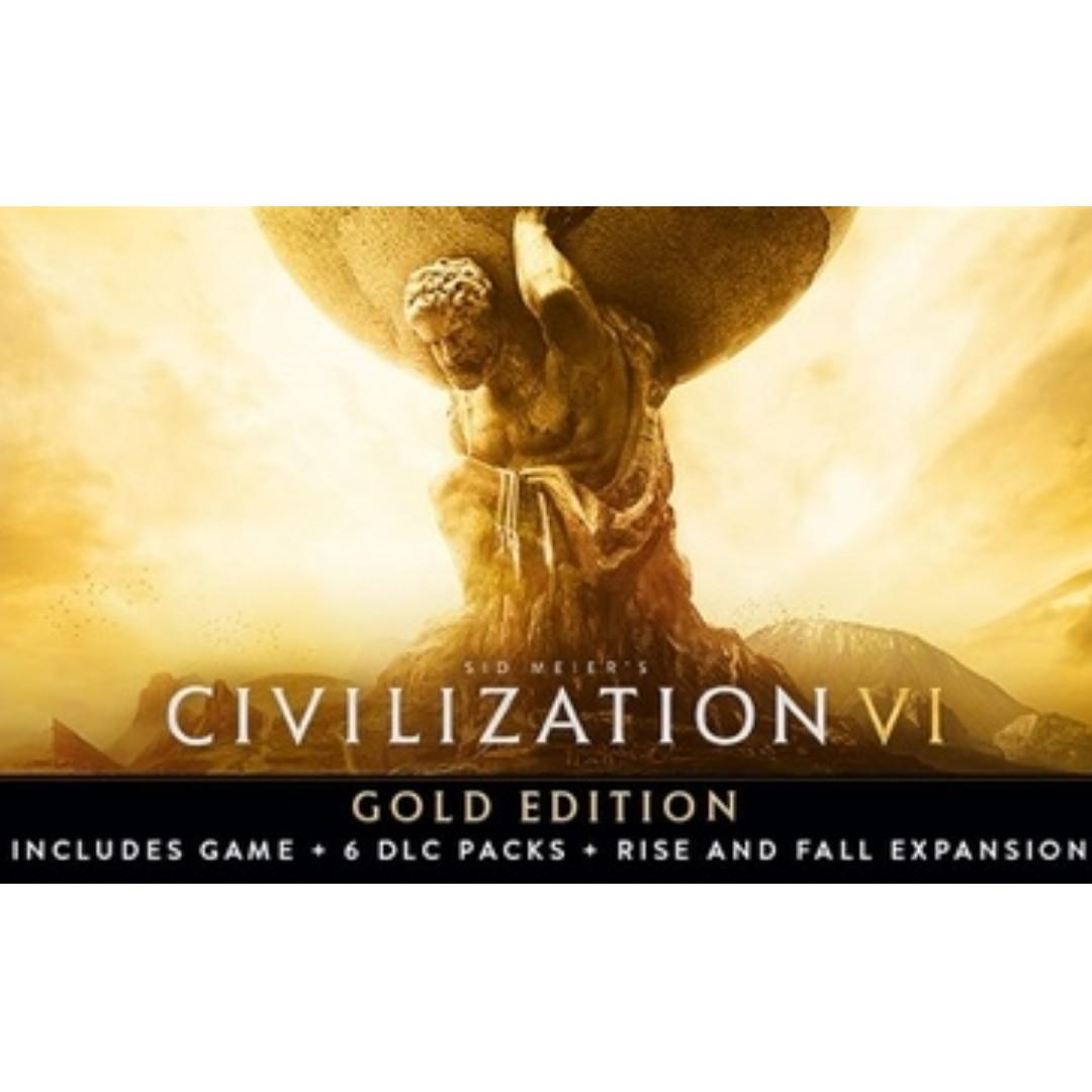 Sid Meier S Civilization Vi Gold Edition Pc Steam Toys Games Video Gaming Video Games On Carousell