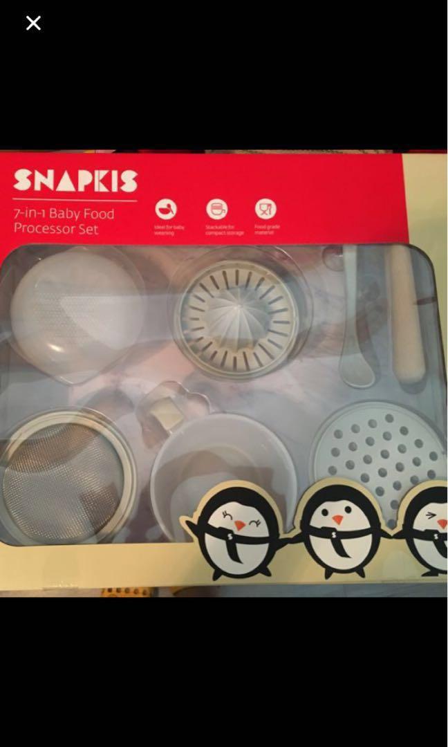 SNAPKIS 7in1 Food Processor Set, 兒童＆孕婦用品, 護理及餵哺, 護理及餵哺 加固 Carousell