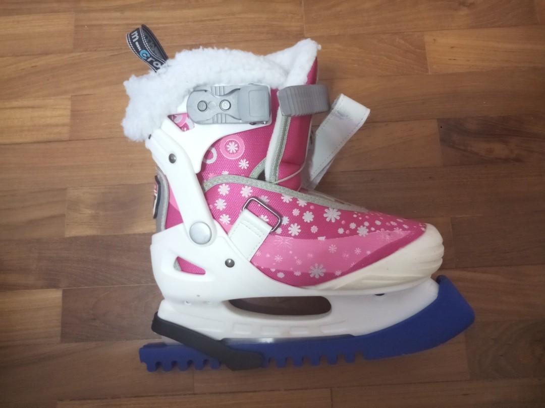 white ice skates for kids