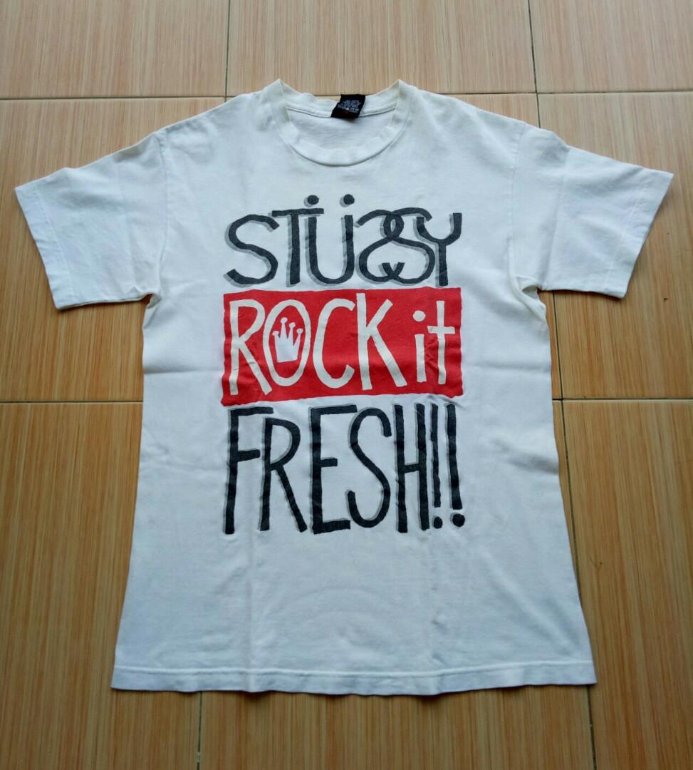 STUSSY ROCK IT FRESH, Fesyen Pria 