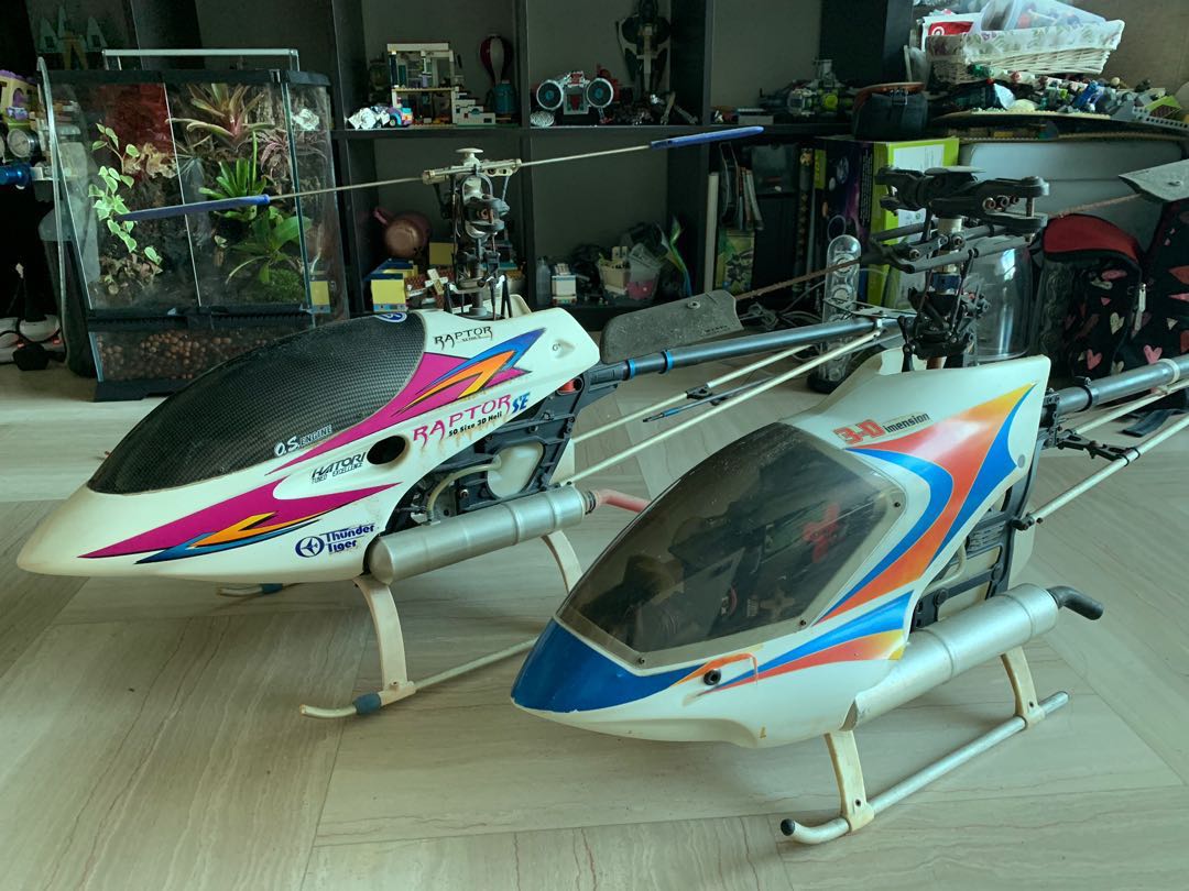 Thunder Tiger Raptor Hirobo RC Helicopters for sale Hobbies