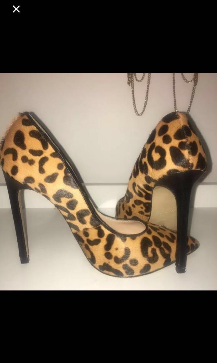 tony bianco leopard heels