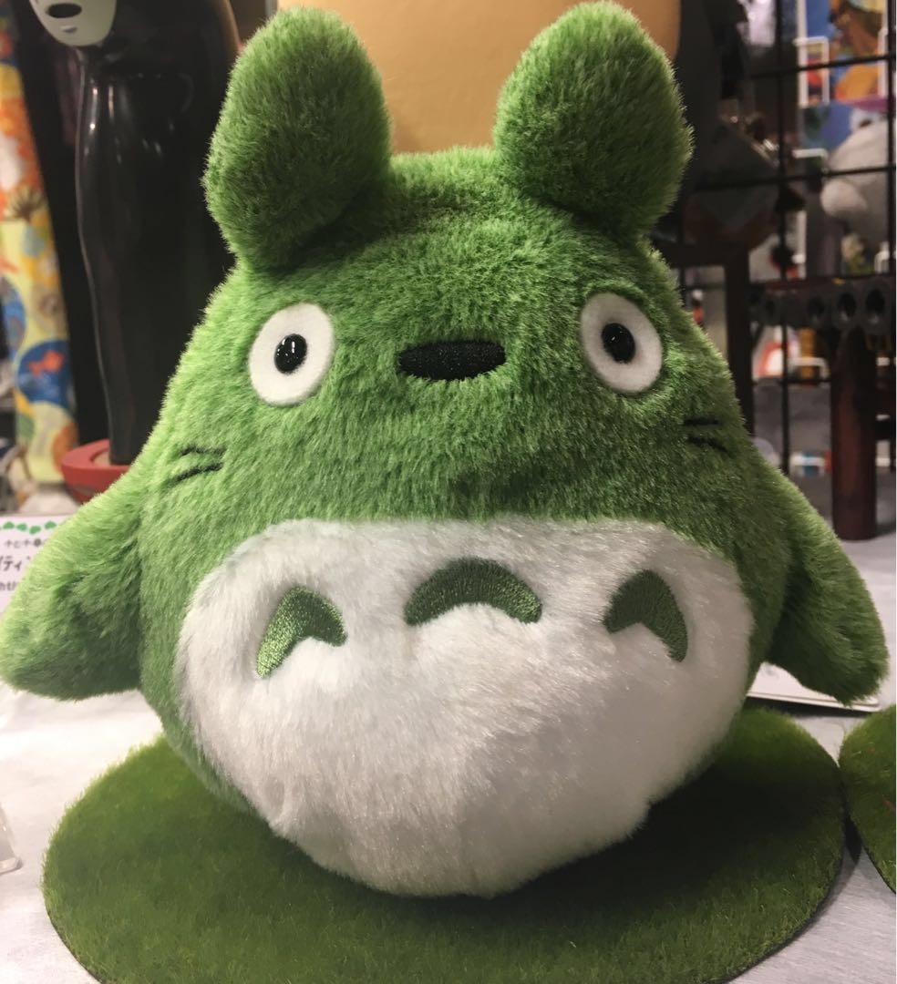 Green totoro hot sale plush